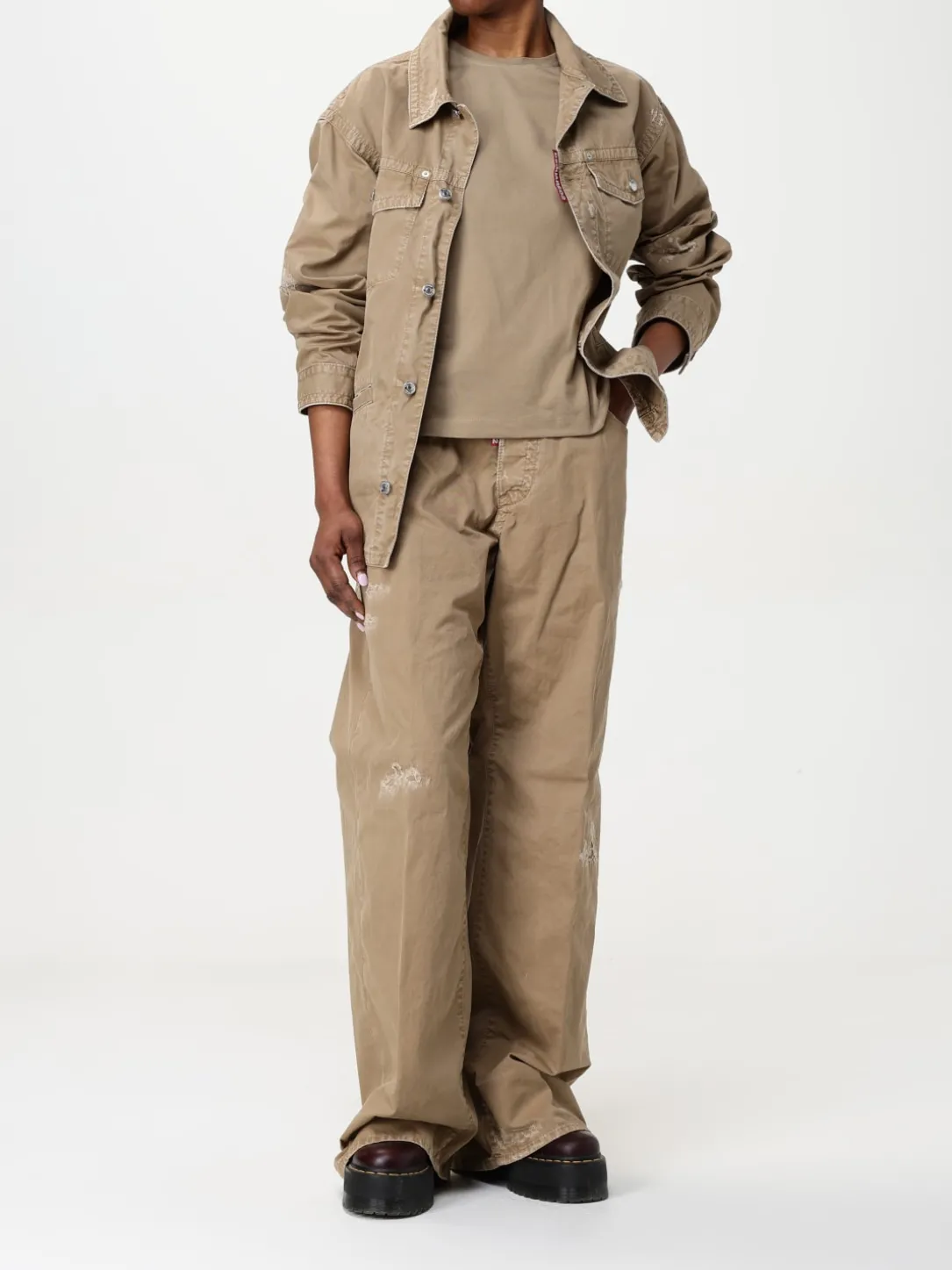 Giubbotto Dsquared2 in denim con cinta