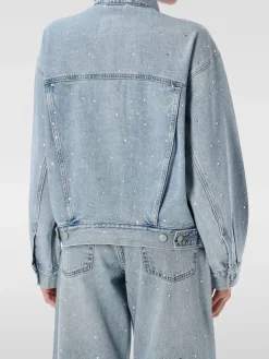 Giubbotto Levi's in denim con strass