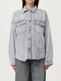 Giubbotto Liu Jo in denim con strass