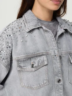 Giubbotto Liu Jo in denim con strass