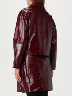 Giubbotto Self-Portrait in pelle verniciata