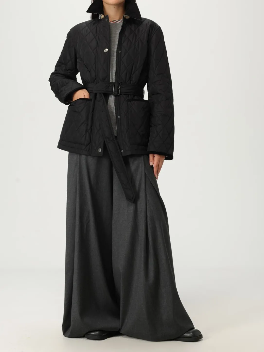 Giubbotto trapuntato Burberry in nylon