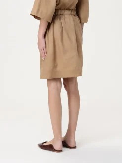 Gonna a portafoglio Mm Max Mara in lino