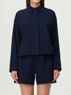 Gonna a tubino in cotone Ea7