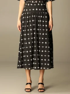 Gonna Alysi in tessuto a fantasia floreale