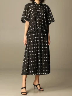 Gonna Alysi in tessuto a fantasia floreale