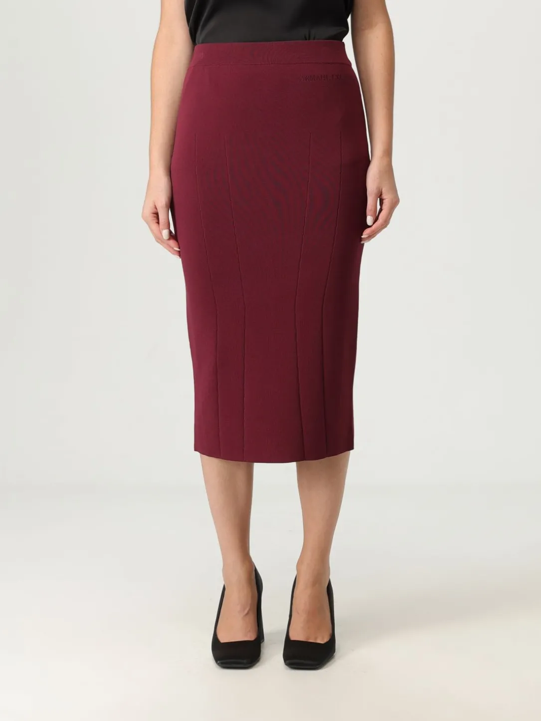 Gonna Armani Exchange in maglia