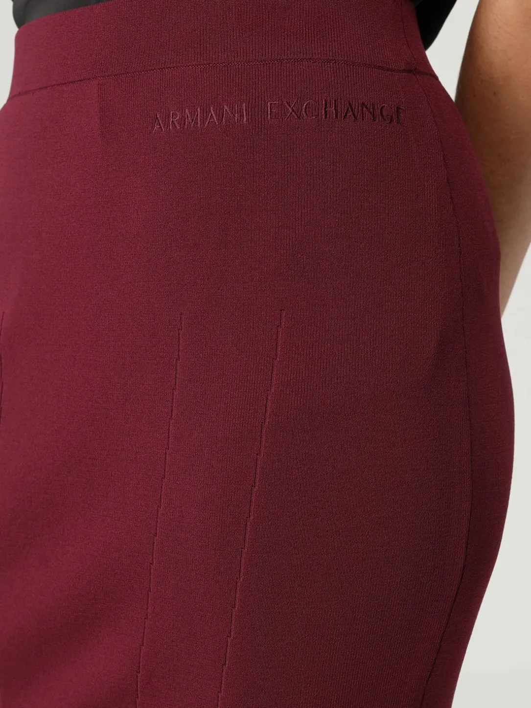 Gonna Armani Exchange in maglia