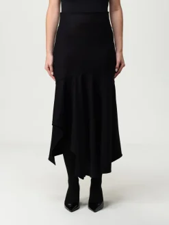 Gonna asimmetrica Alberta Ferretti in crêpe