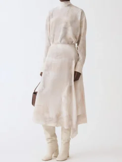 Gonna asimmetrica Fabiana Filippi in seta