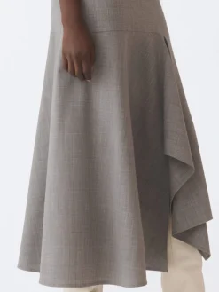 Gonna asimmetrico Fabiana Filippi in misto lana