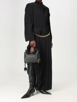 Gonna Balenciaga in crêpe plissettata