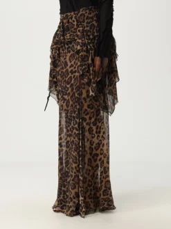 Gonna Blumarine in seta animalier