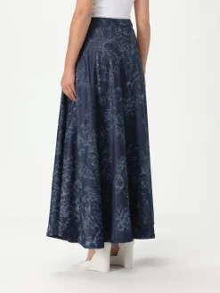 Gonna di jeans floreale Twinset Actitude