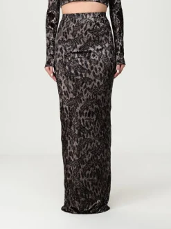 Gonna Fiorucci in jersey animalier