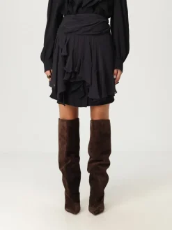 Gonna Isabel Marant Etoile in viscosa con stampa animalier