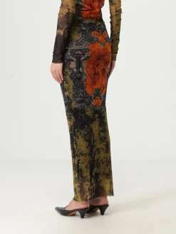 Gonna Jean Paul Gaultier in jersey con stampa grafica