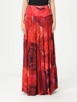 Gonna lunga in viscosa stampata Roberto Cavalli