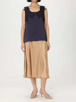 Gonna midi Alberta Ferretti in raso