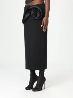 Gonna midi con fiore Magda Butrym