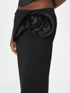 Gonna midi con fiore Magda Butrym