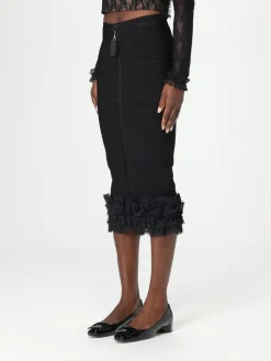 Gonna midi con zip Self-Portrait