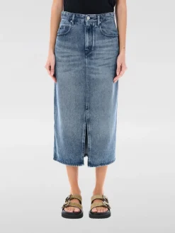 Gonna midi Isabel Marant in denim