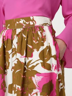 Gonna midi Liu Jo in misto cotone