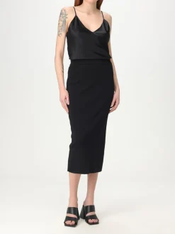 Gonna midi Max Mara in misto viscosa