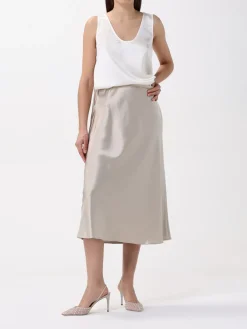 Gonna midi Max Mara in seta