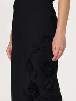 Gonna midi Meimeij in misto lana con ricami