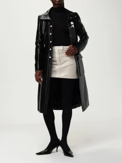 Gonna mini Courrèges in vernice