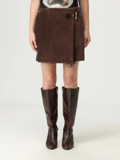 Gonna mini in velluto a righe Moschino Couture