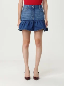 Gonna mini Valentino in denim