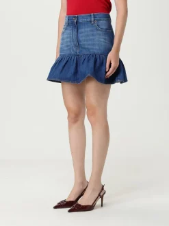 Gonna mini Valentino in denim