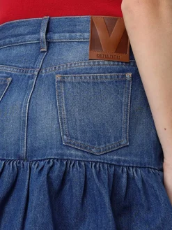 Gonna mini Valentino in denim