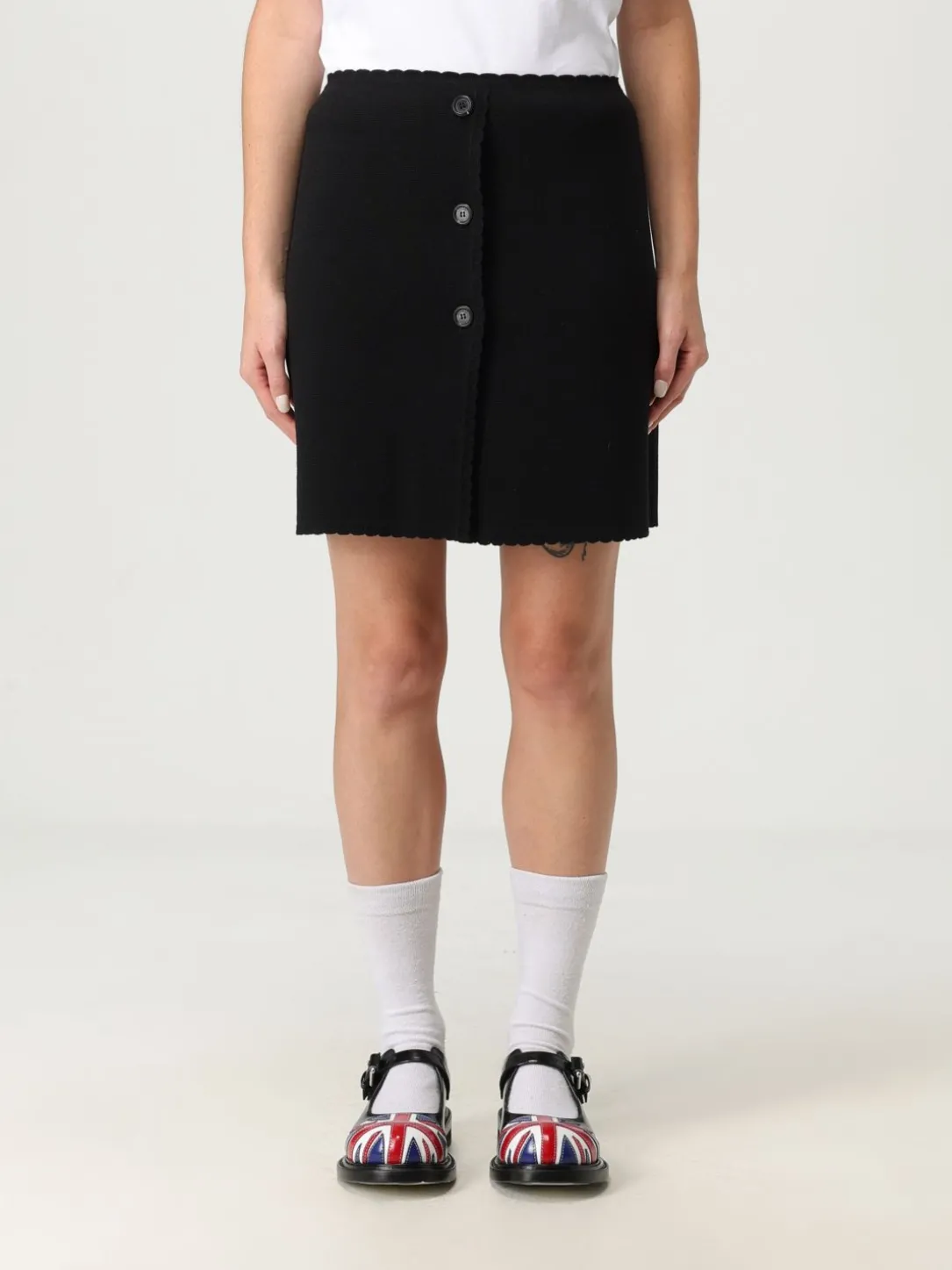 Gonna Moschino Couture in maglia