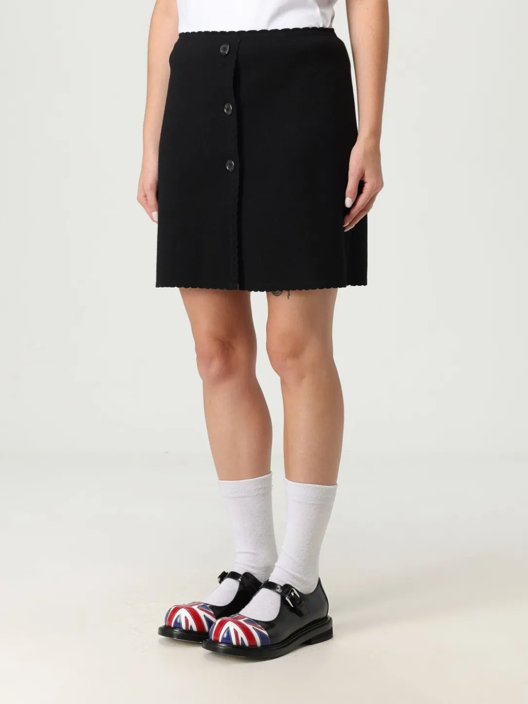 Gonna Moschino Couture in maglia