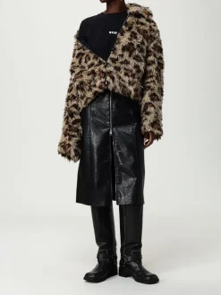 Gonna MSGM in pelle sintetica