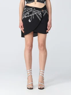 Gonna Paco Rabanne in jersey stampato