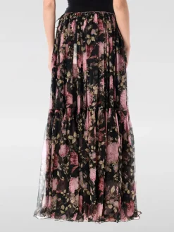 Gonna plissettata in seta a fantasia floreale Chloé