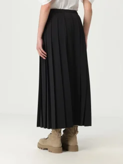 Gonna plissettata Junya Watanabe in misto lana