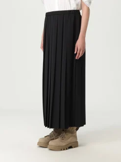 Gonna plissettata Junya Watanabe in misto lana