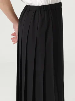 Gonna plissettata Junya Watanabe in misto lana