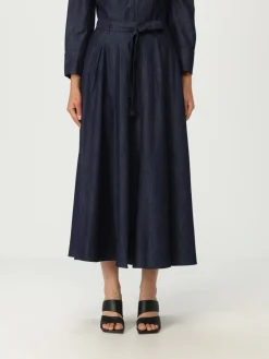 Gonna 'S Max Mara in cotone