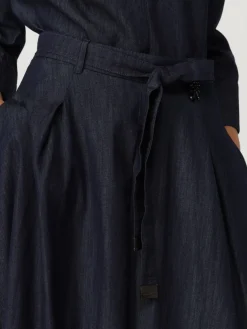 Gonna 'S Max Mara in cotone