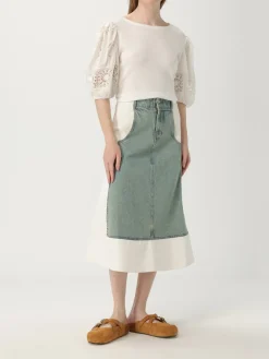 Gonna Sea Ny in denim di cotone