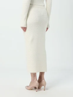 Gonna Self-Portrait in misto lana e cotone