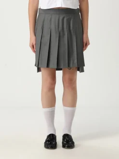 Gonna Thom Browne in lana a pieghe