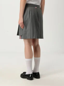 Gonna Thom Browne in lana a pieghe